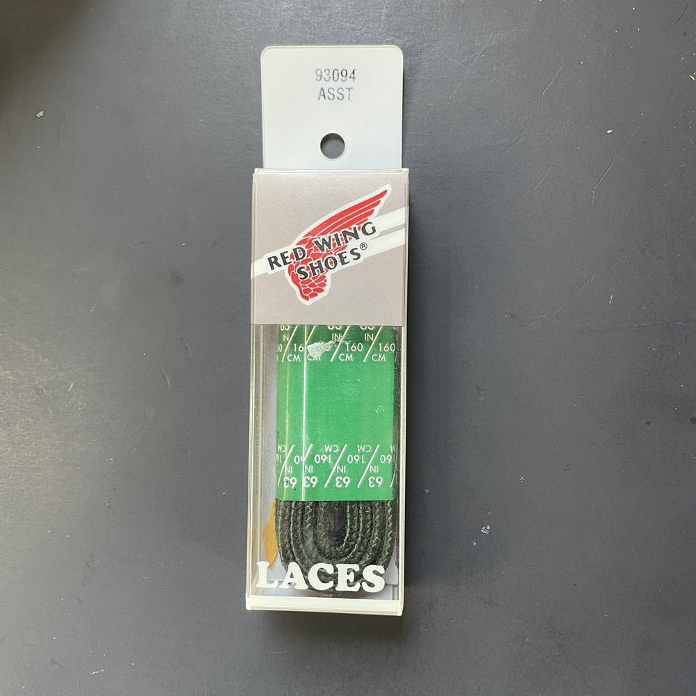 Vintage Red Wing 93094 Shoe Boot Lace 63 inch Dark Green